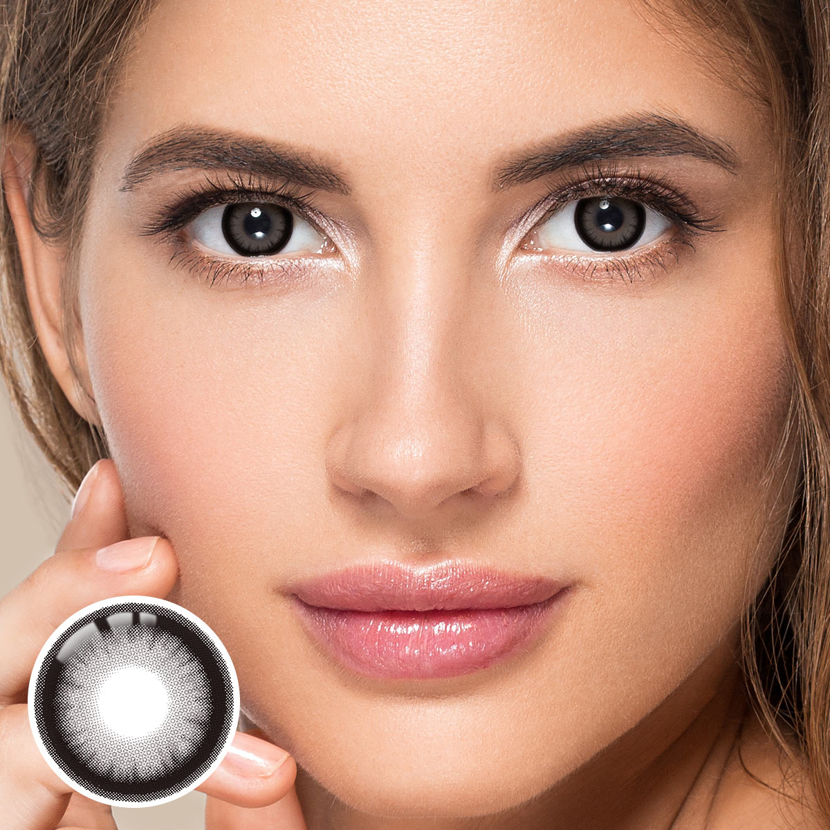 Pebble Gray Yearly Contact Lenses