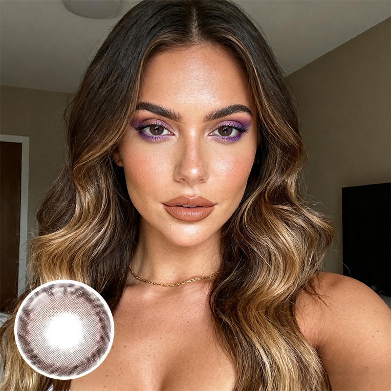 Luster Brown Yearly Contact Lenses