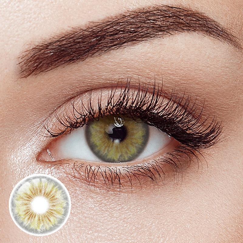 Cleopatra Green Prescription Yearly Contact Lenses
