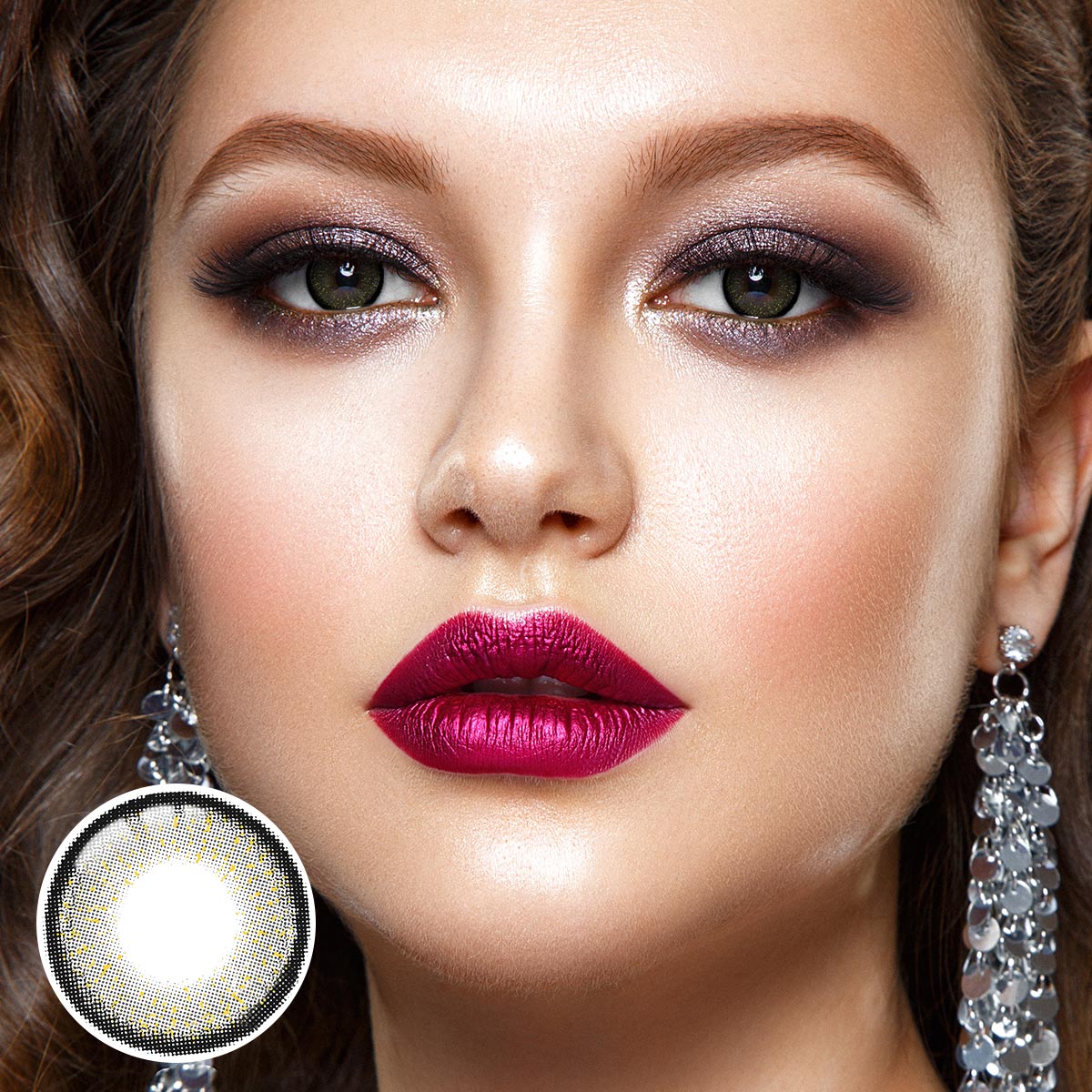 Quicksand Black Yearly Contact Lenses