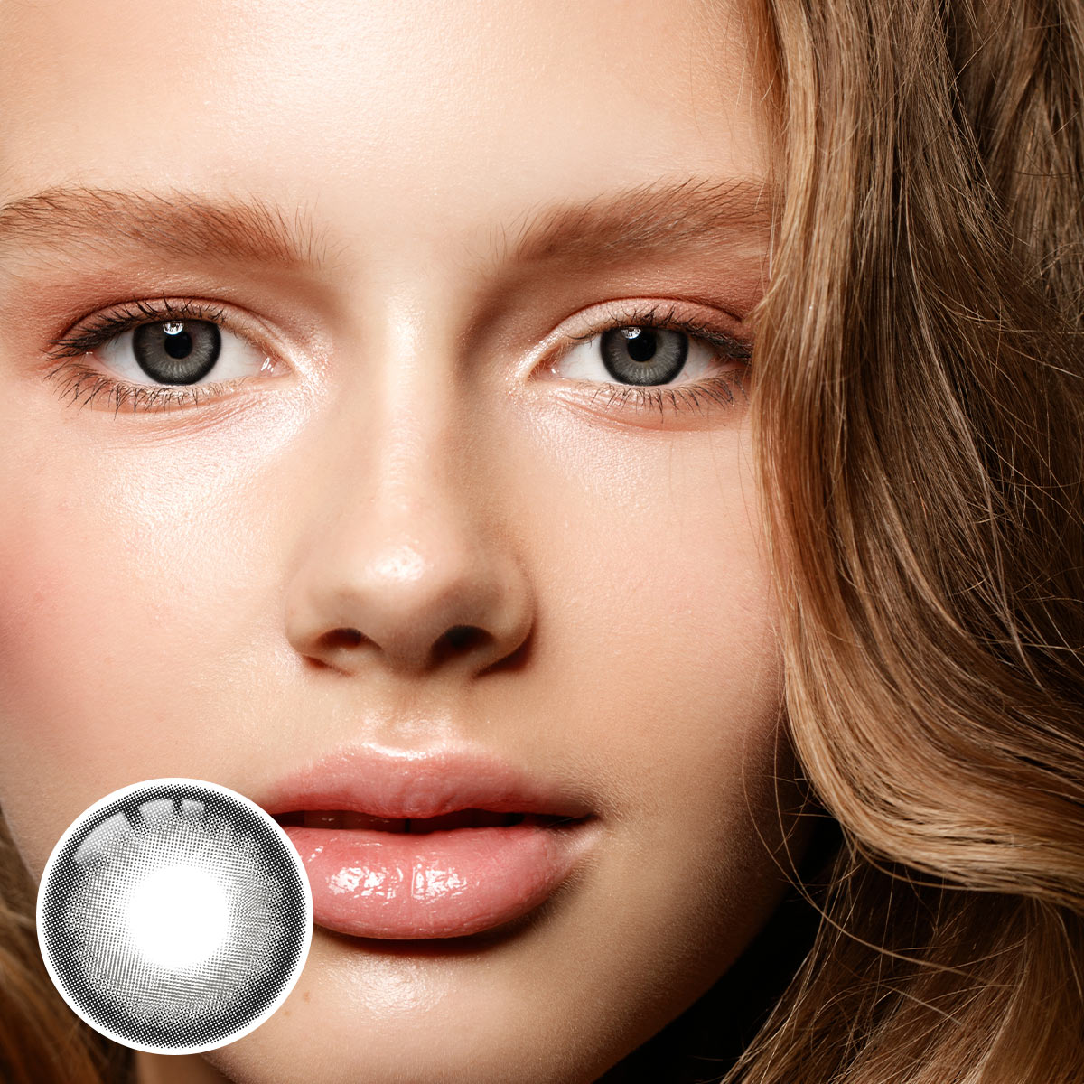 Robot Gray Yearly Contact Lenses
