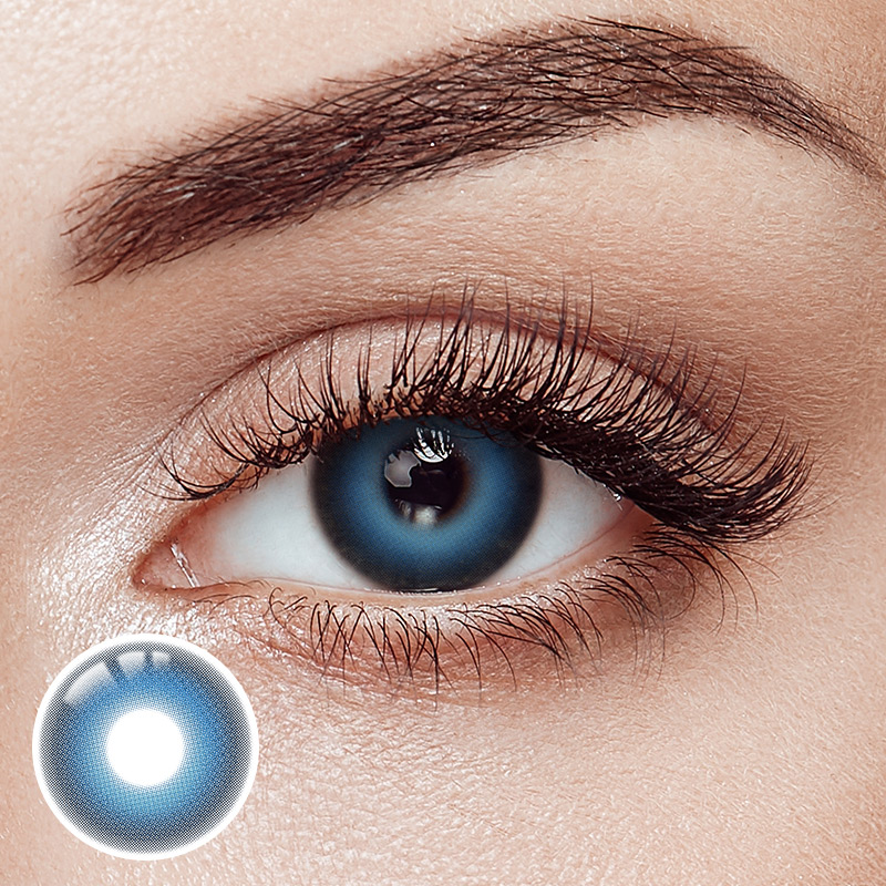 Pigment Blue Yearly Contact Lenses
