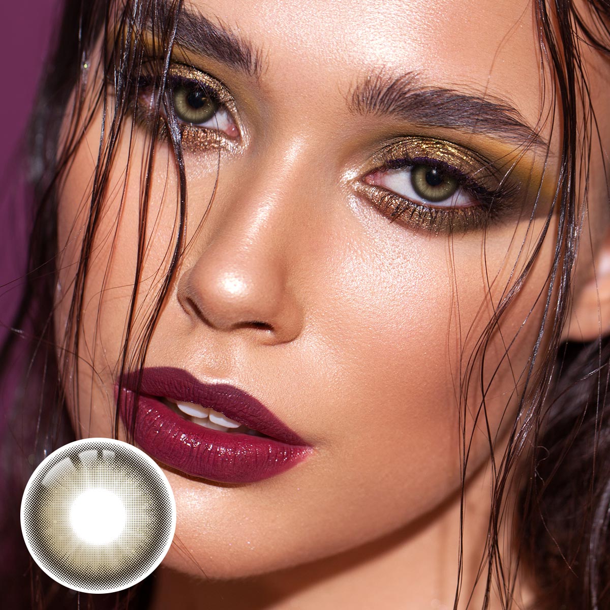 Quasar Brown Prescription Yearly Contact Lenses