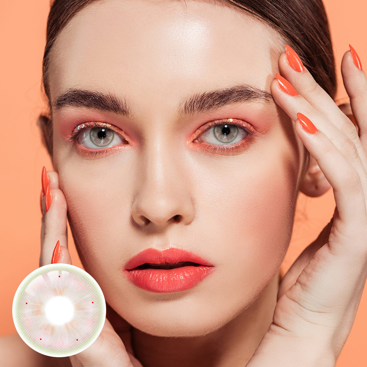 Berry Pink Yearly Contact Lenses