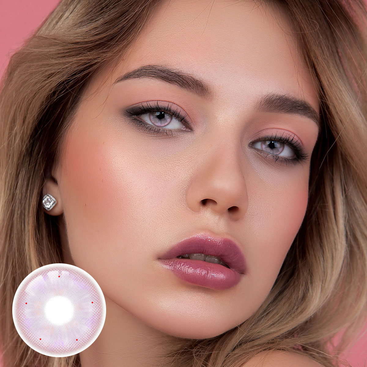 Berry Purple Yearly Contact Lenses