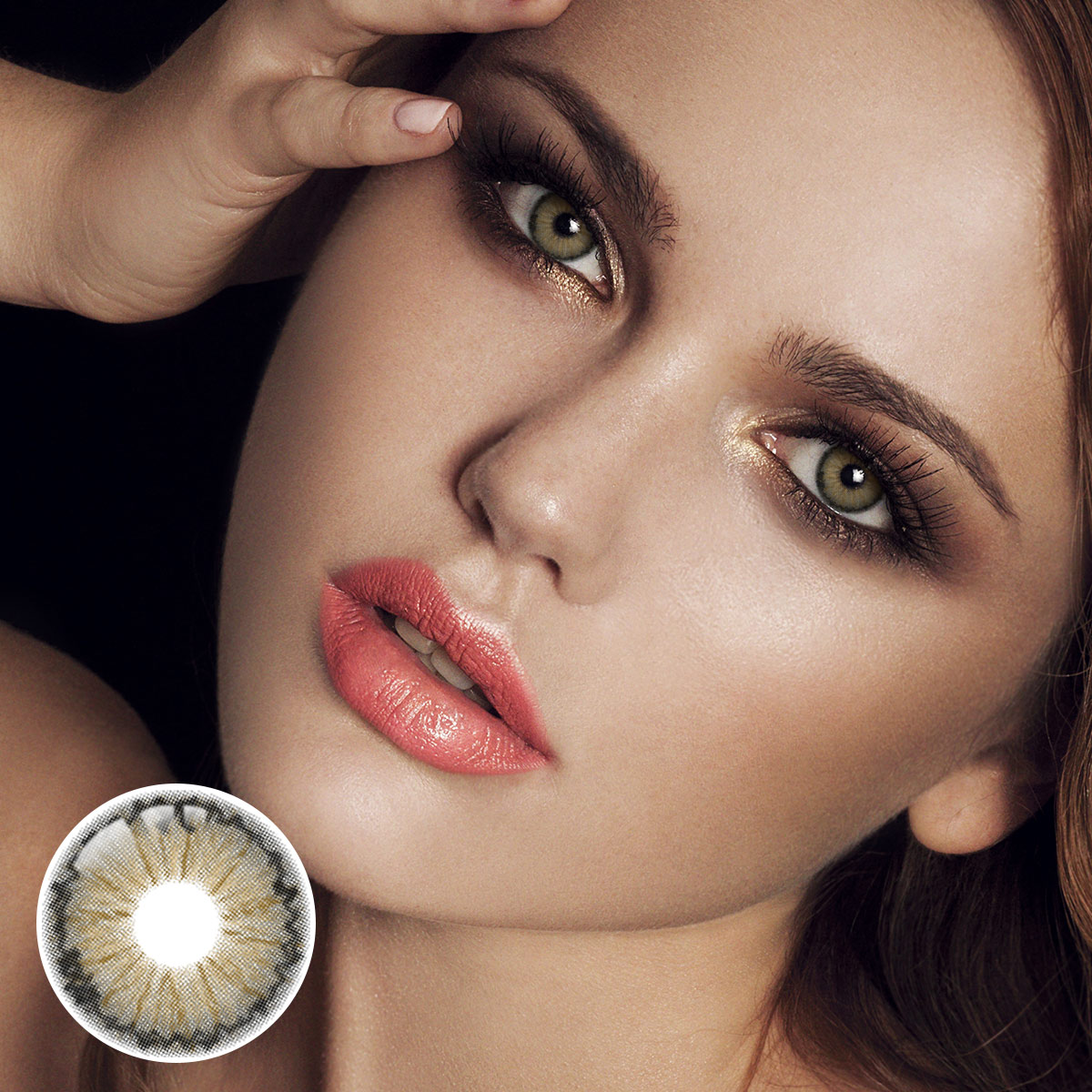 Thorns Gray Prescription Yearly Contact Lenses