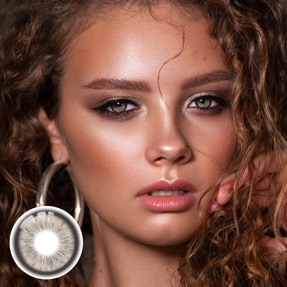 Jellyfish Brown Prescription Yearly Contact Lenses