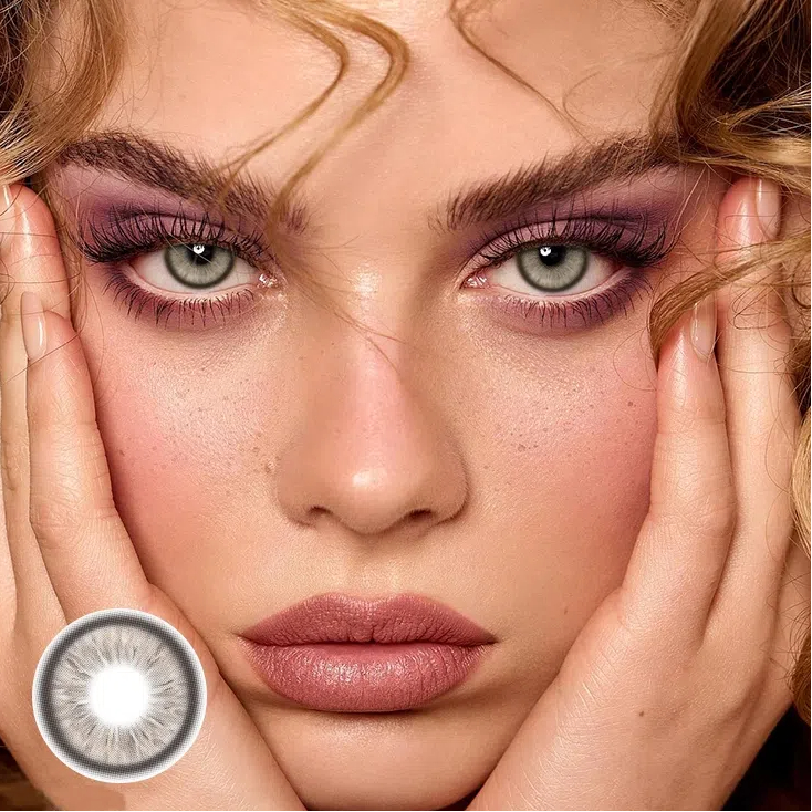 Jellyfish Brown Prescription Yearly Contact Lenses