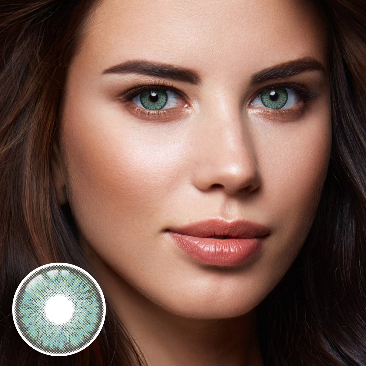 Eclat Green Prescription Yearly Contact Lenses