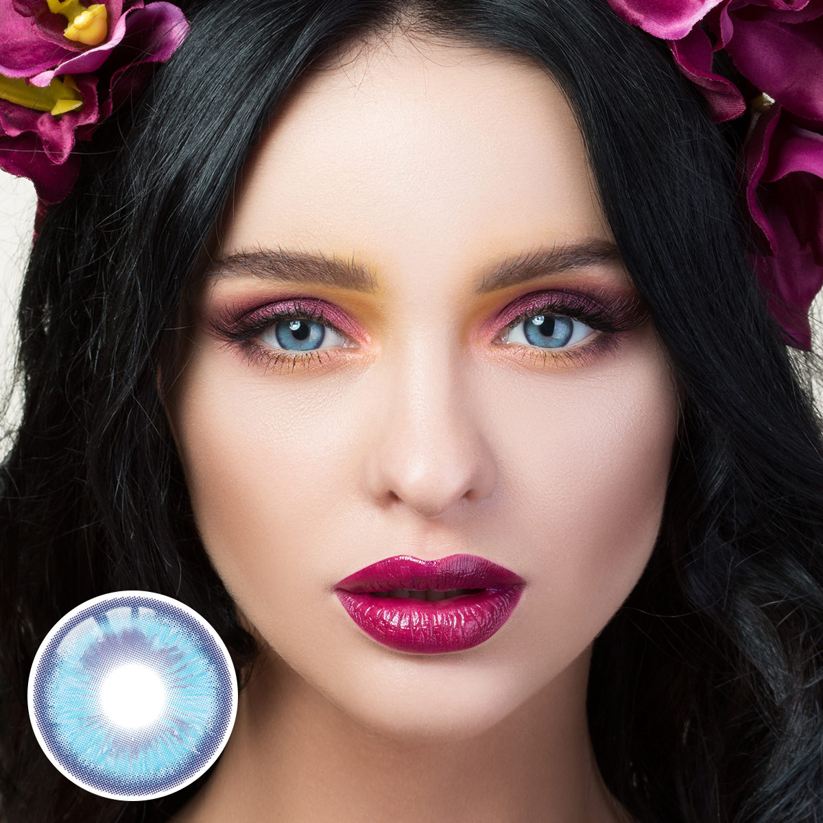 Wing Blue Prescription Yearly Contact Lenses