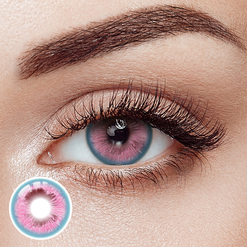 Wing Pink Prescription Yearly Contact Lenses