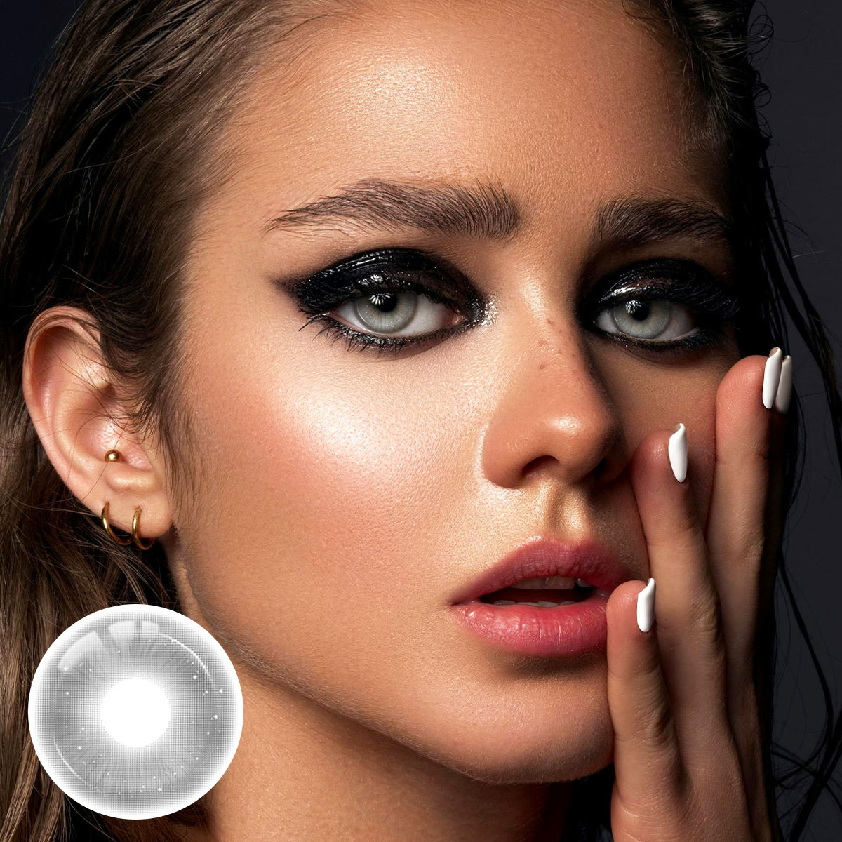 Meteor Gray Yearly Contact Lenses