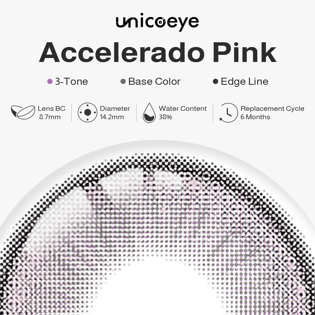Accelerado Pink 6 Months Contact Lenses