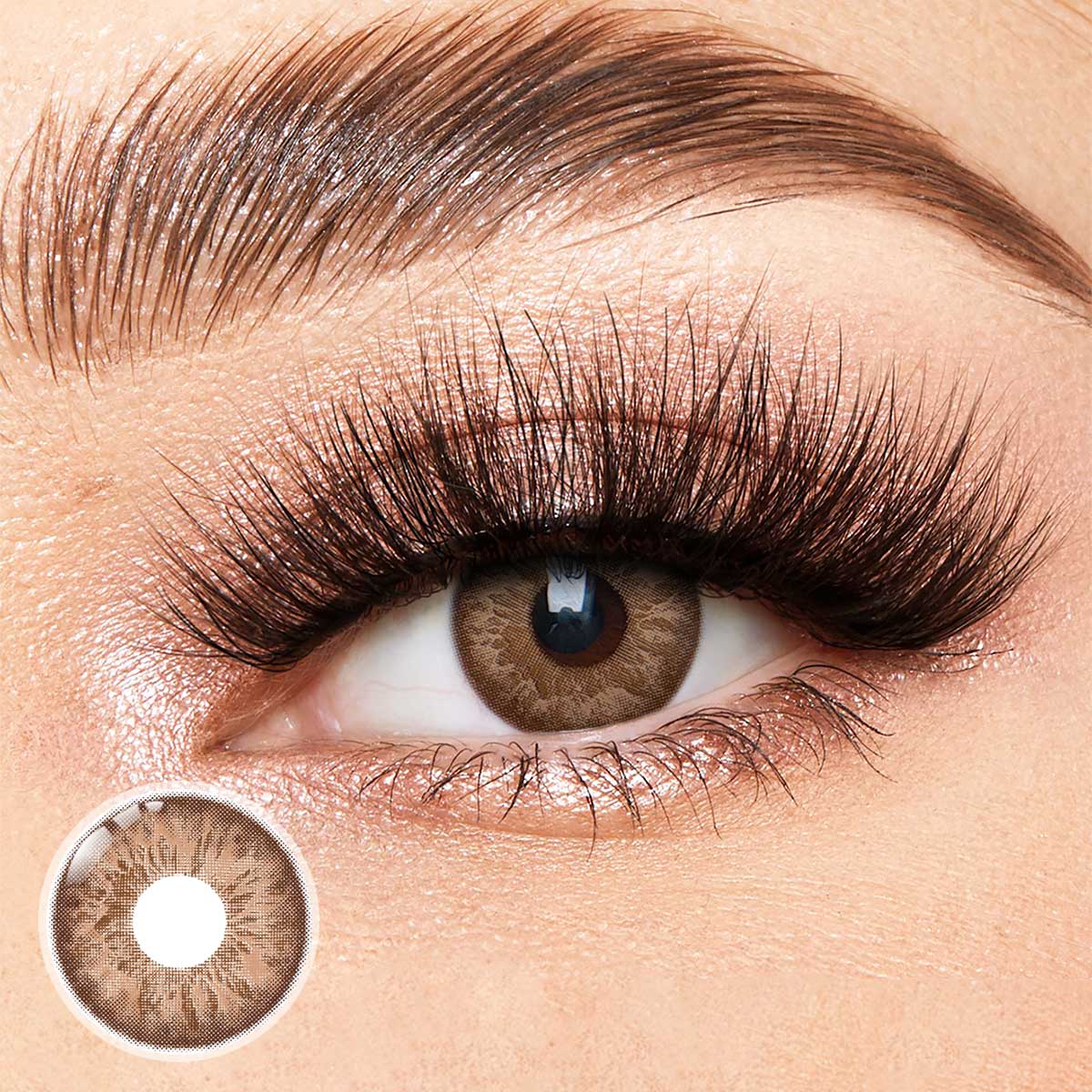 Vesper Brown Yearly Contact Lenses