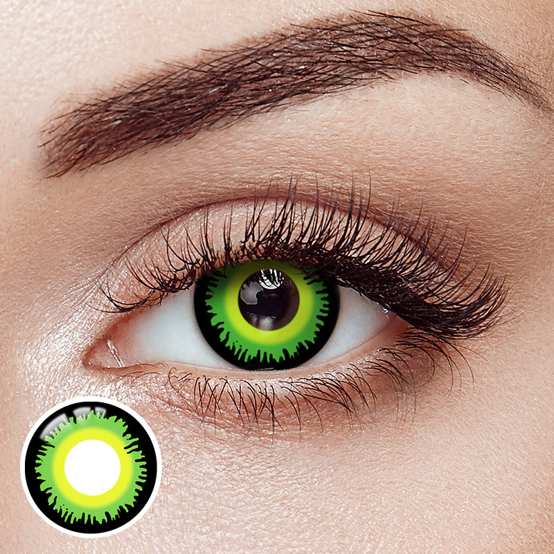 Werewolf Green Costume Yearly Contact Lenses