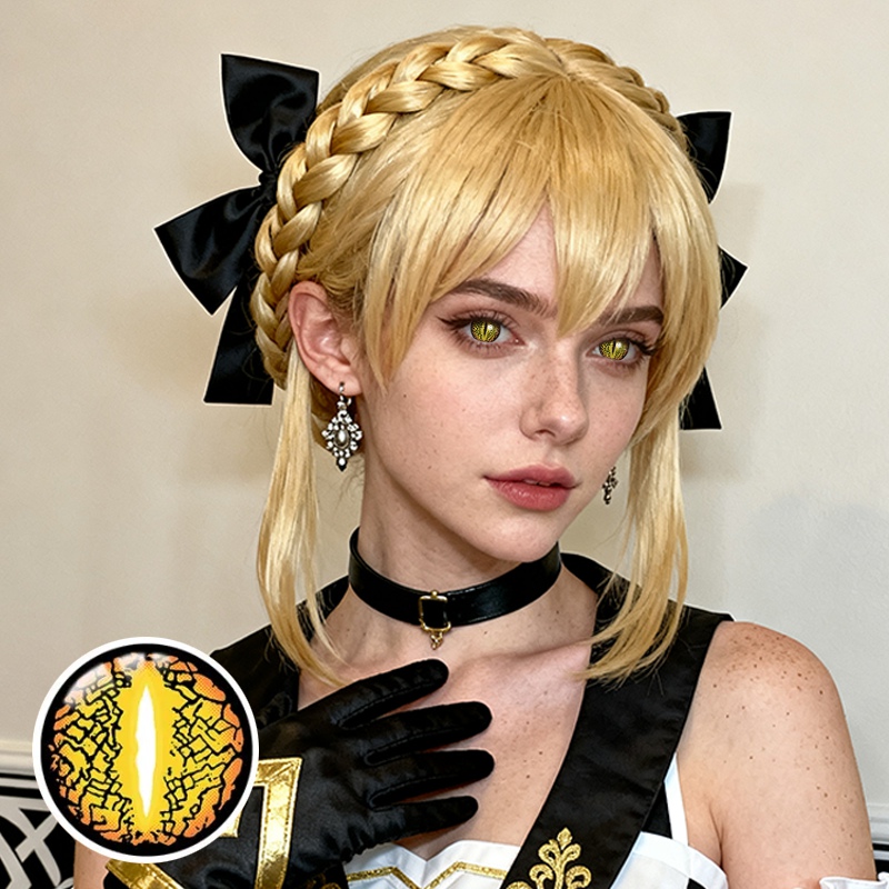 [Pre-Sale] Lizard Eye Brown Costume Yearly Contact Lenses