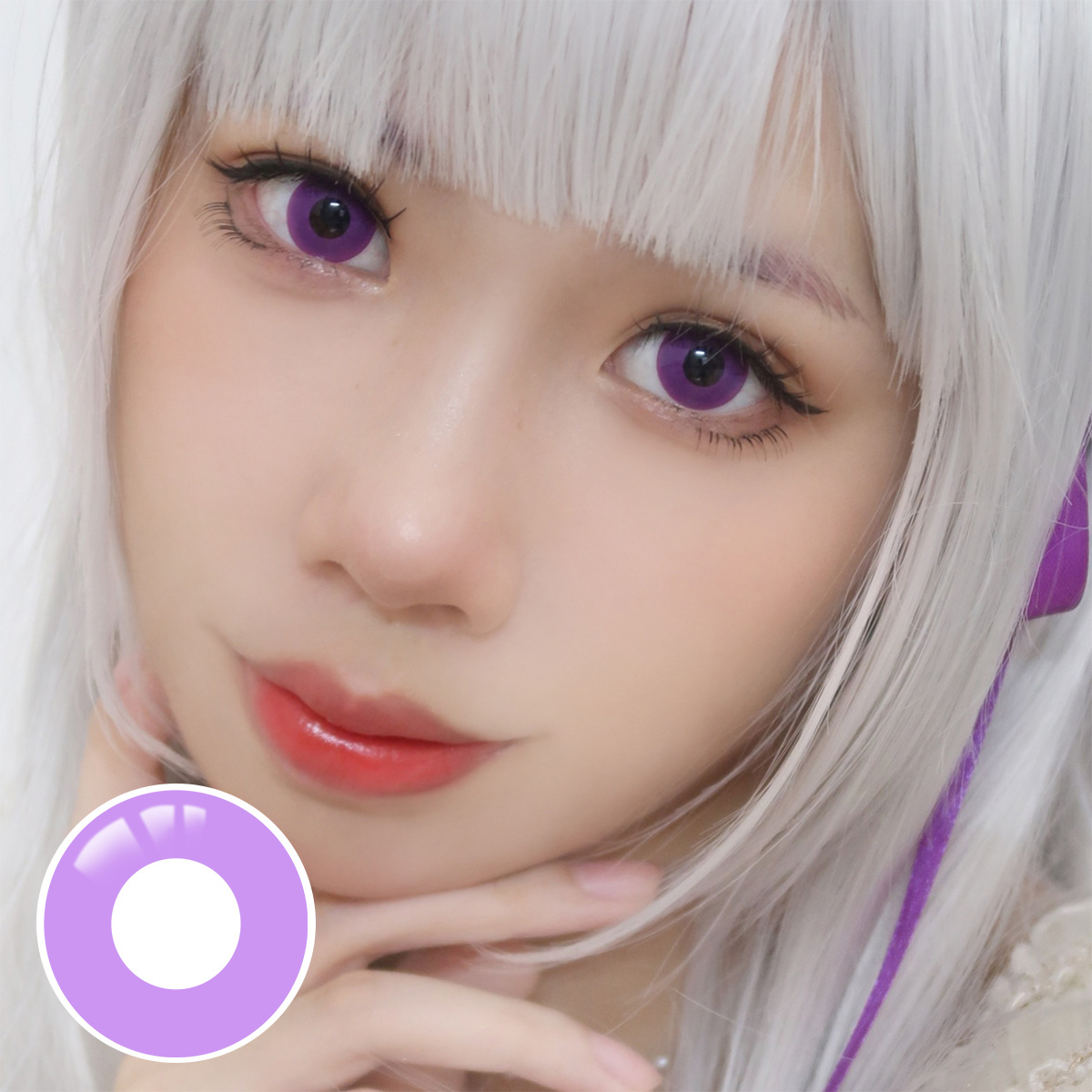 Pure Pale Violet Costume Yearly Contact Lenses