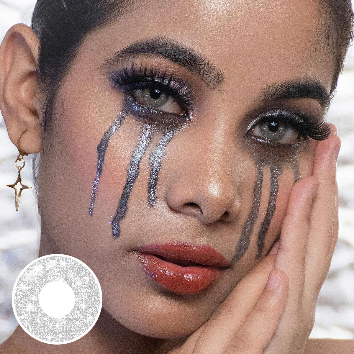 Blink Gray Costume Yearly Contact Lenses