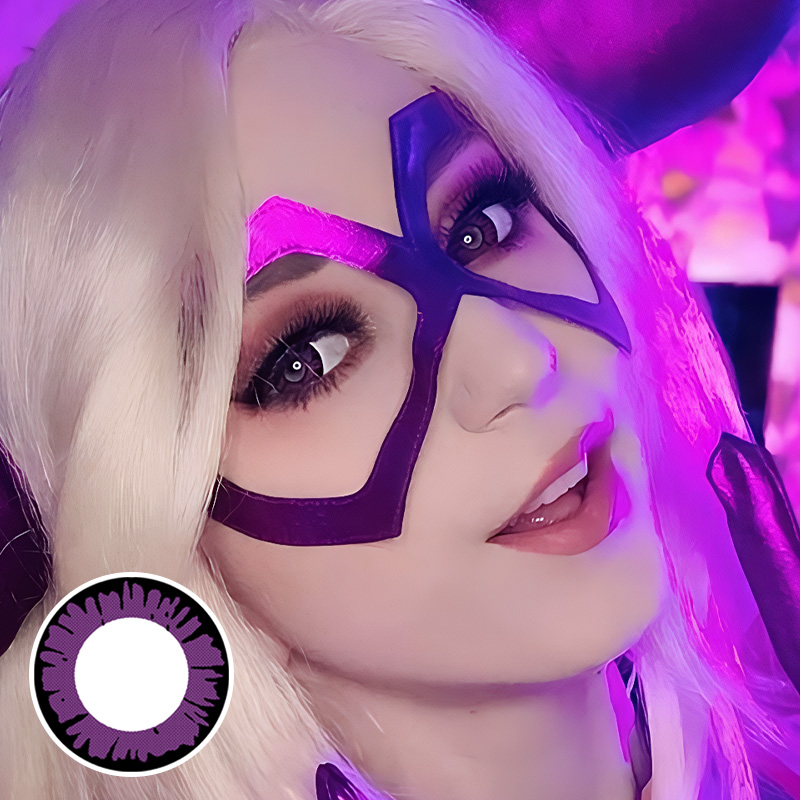 Big Dolly Violet Costume Yearly Contact Lenses