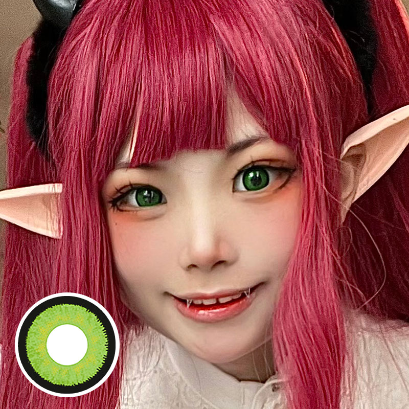 Manson Forest Green Costume Yearly Contact Lenses