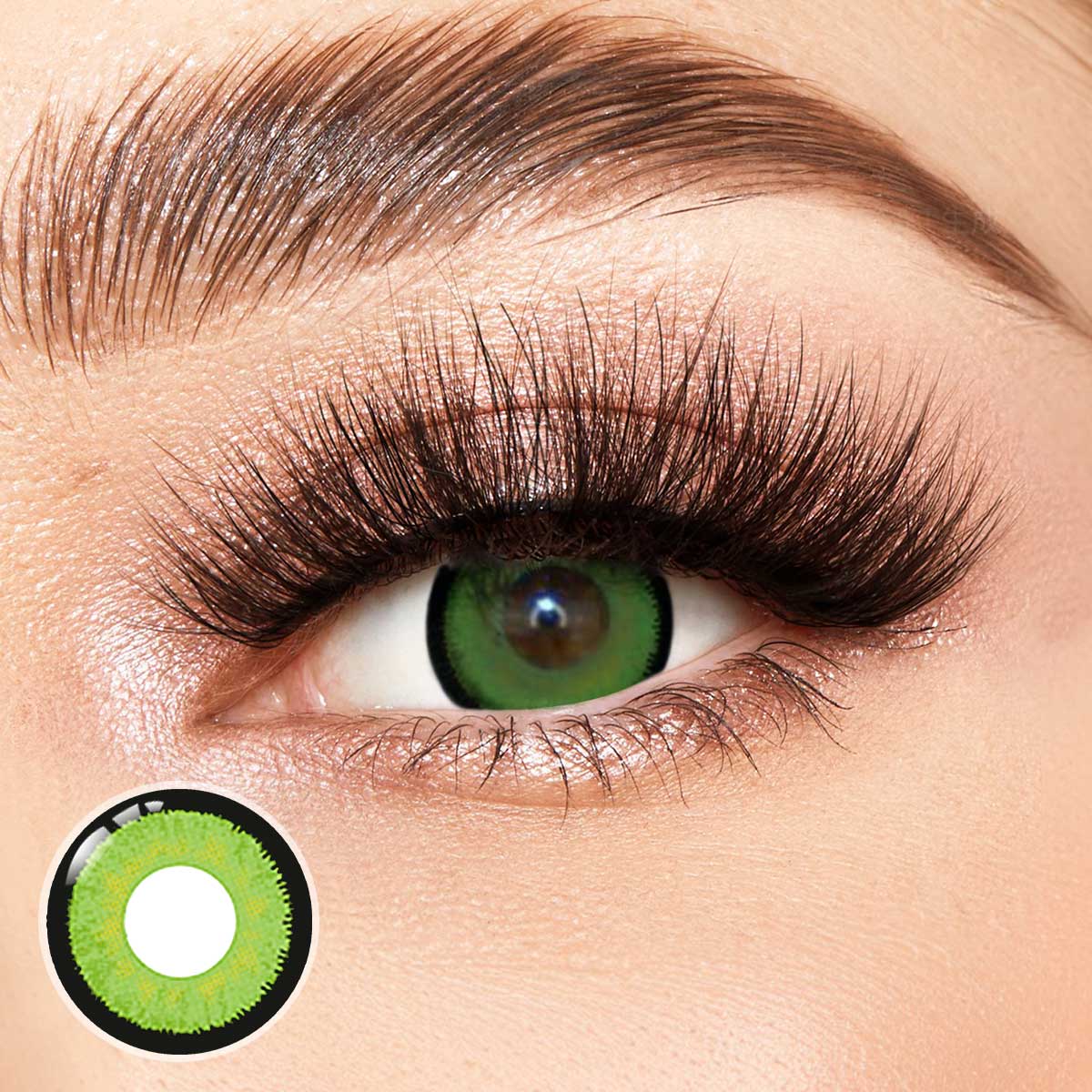 Manson Forest Green Costume Yearly Contact Lenses