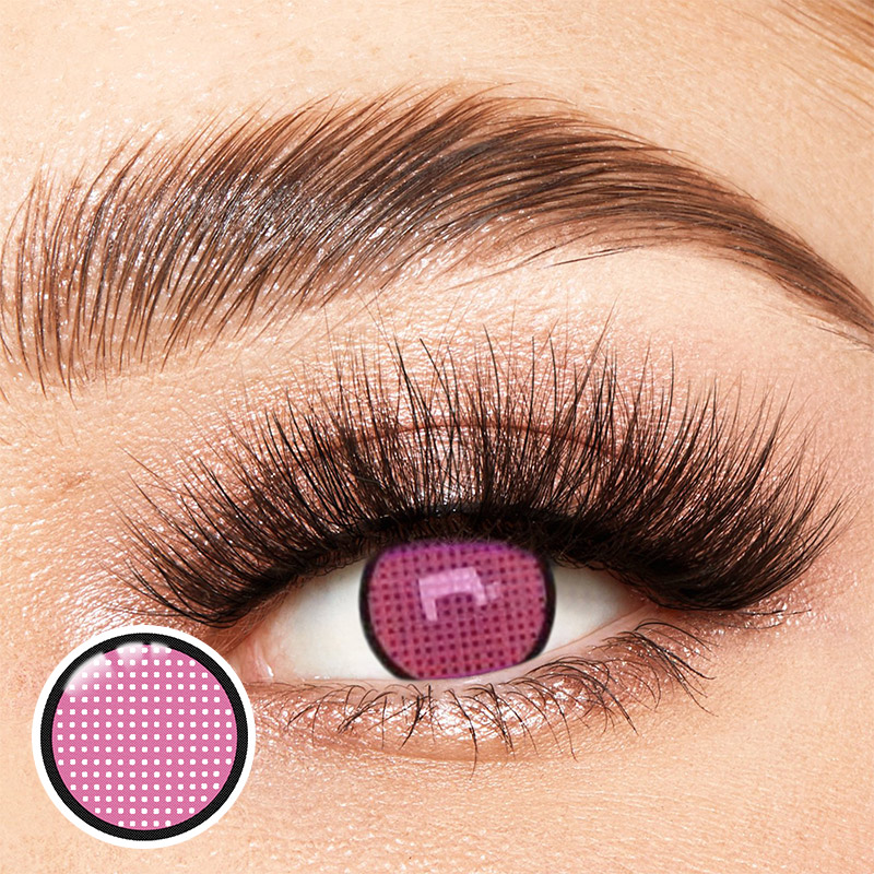 Mesh Purple Costume Yearly Contact Lenses