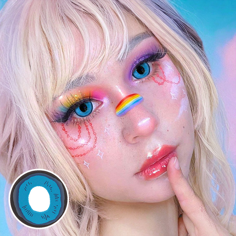 Mcdull Blue Costume Yearly Contact Lenses