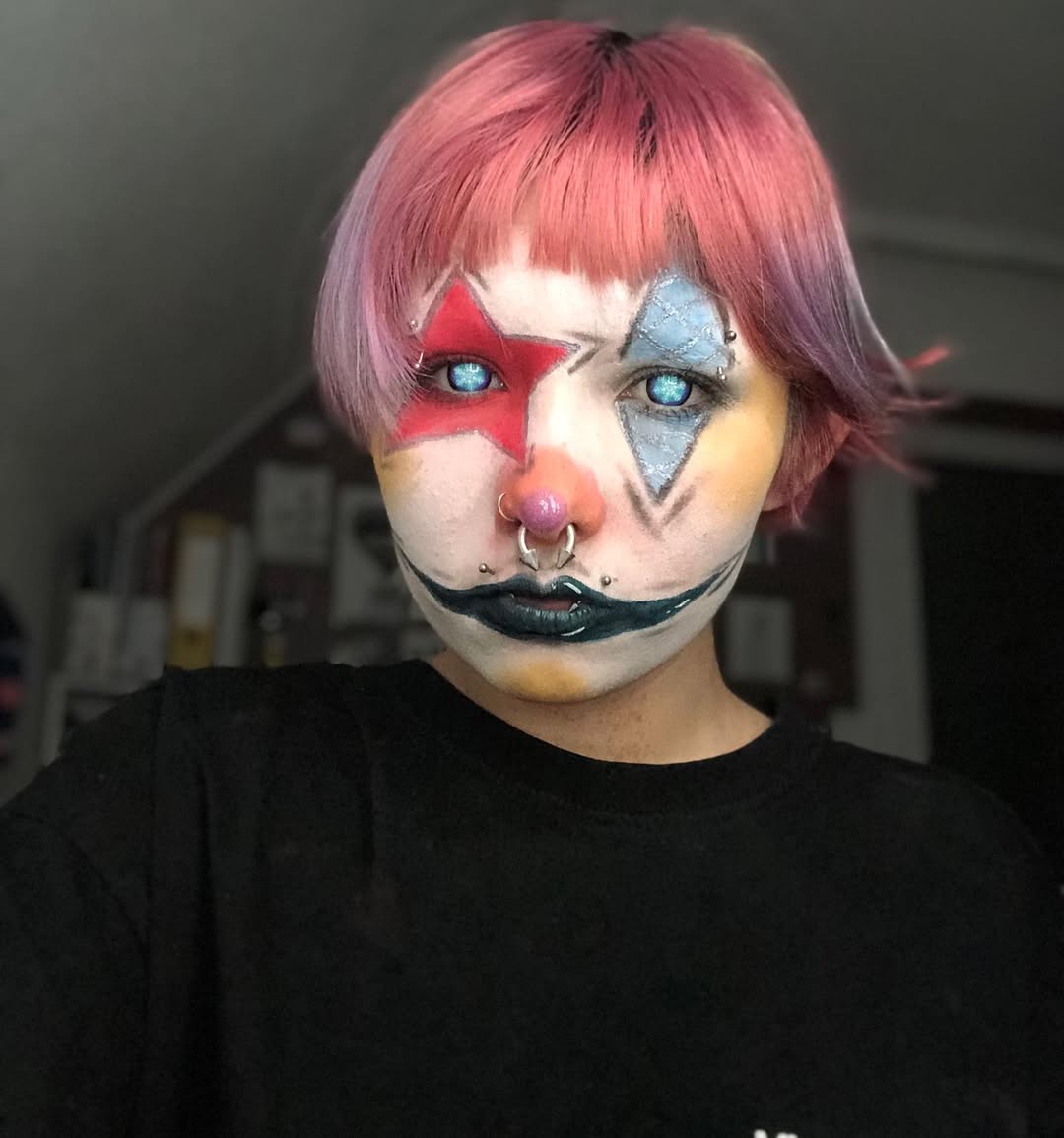 Snowflake Blue Costume Yearly Contact Lenses