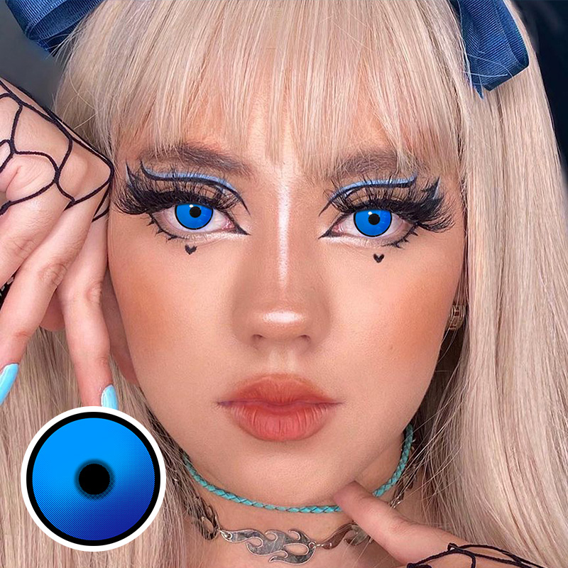 Obsidian Blue Costume Yearly Contact Lenses