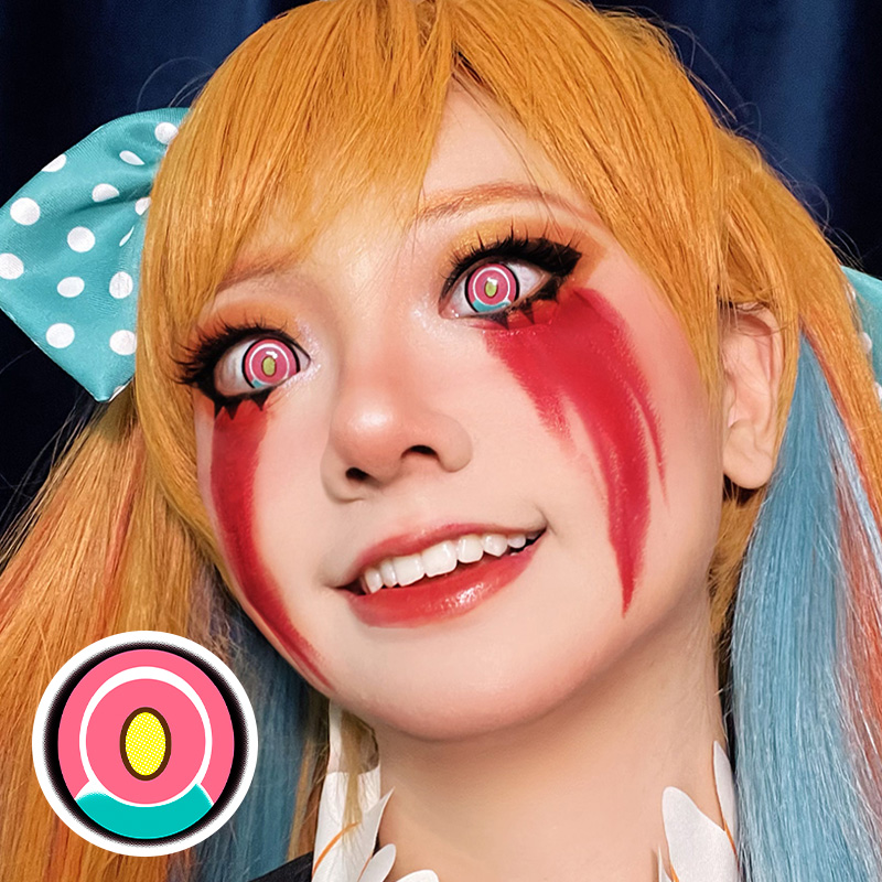 Titan Pink Costume Yearly Contact Lenses