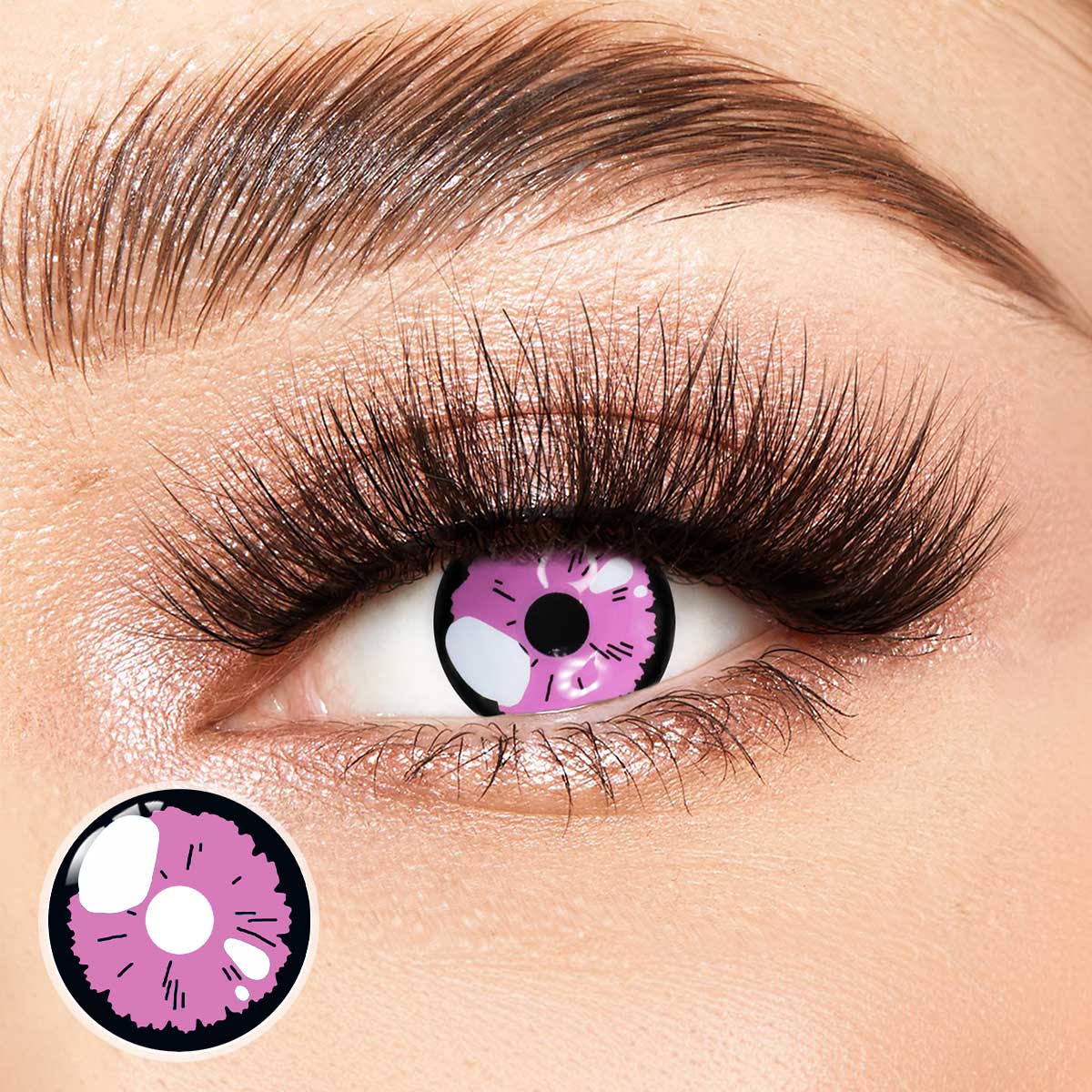 Anime Bling Purple Costume Yearly Contact Lenses
