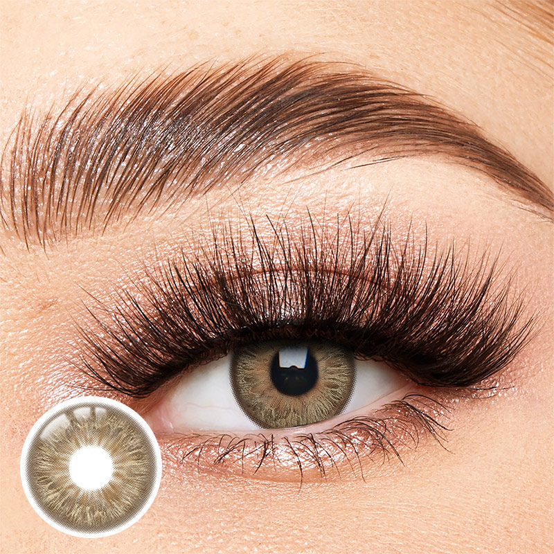 Peacock Brown Yearly Contact Lenses