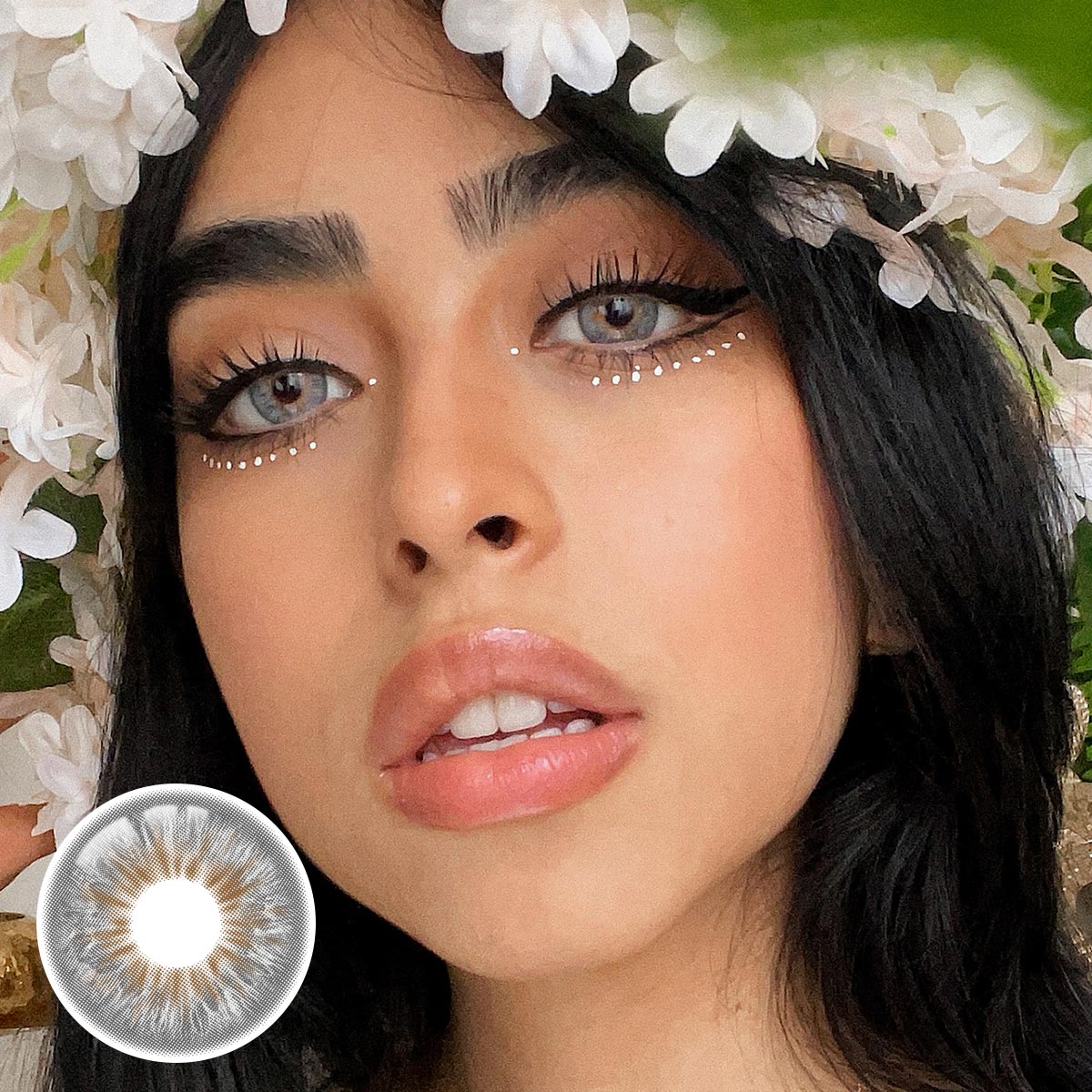 Peacock Gray Yearly Contact Lenses