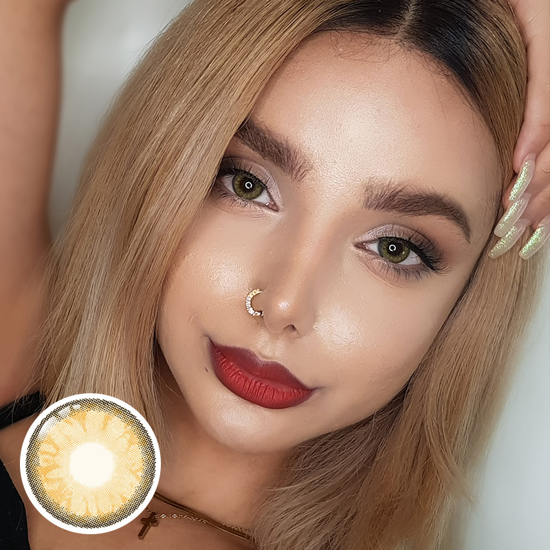 Gem Brown Yearly Contact Lenses