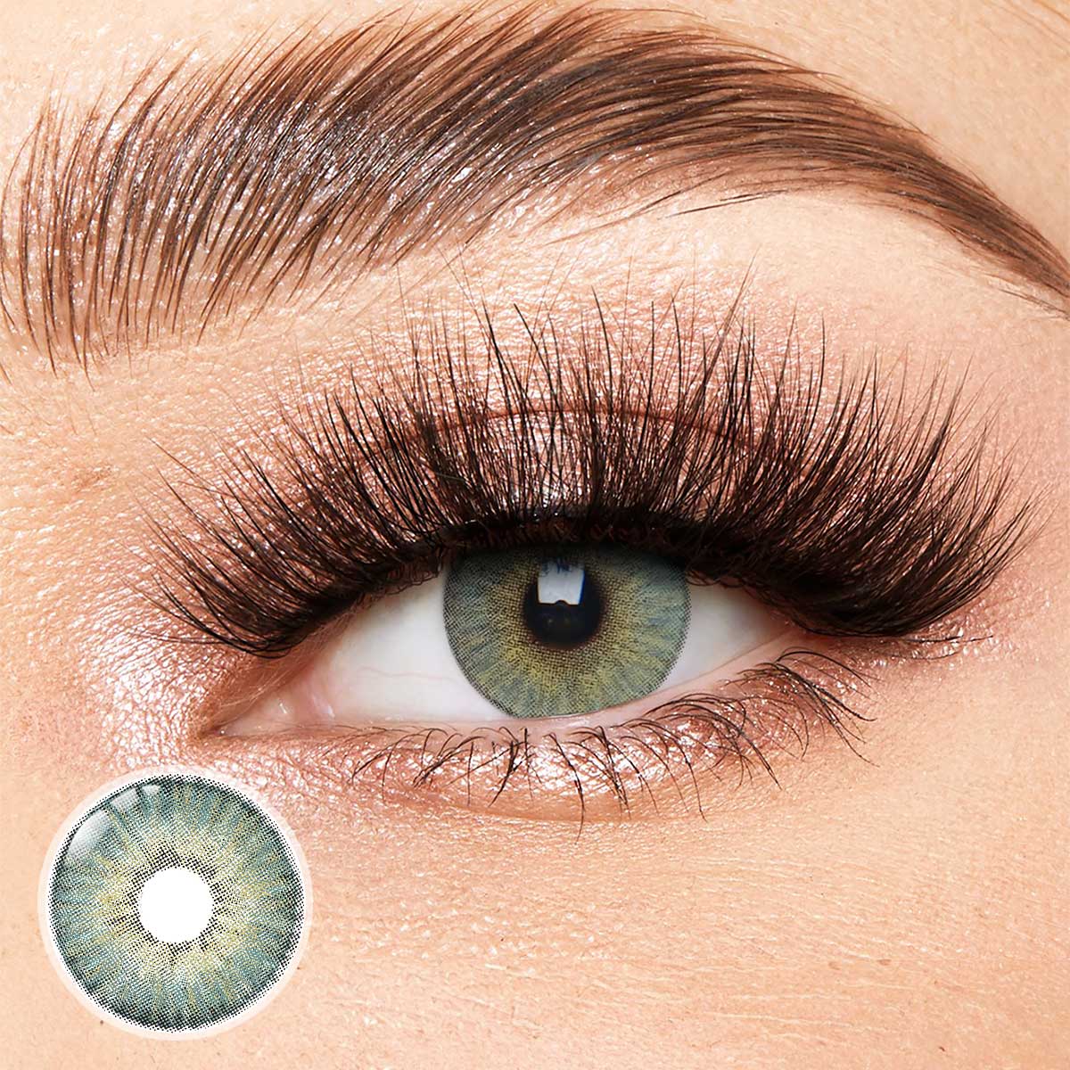 Peruvian Pale Green Yearly Contact Lenses