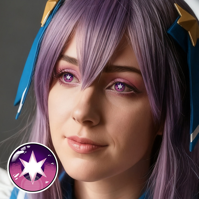 Hoshino Purple Costume Yearly Contact Lenses