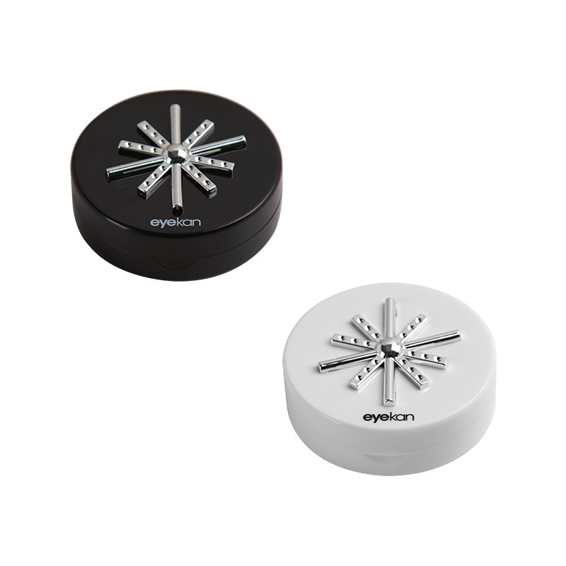 Snowflake Serenity Contact Lenses Case