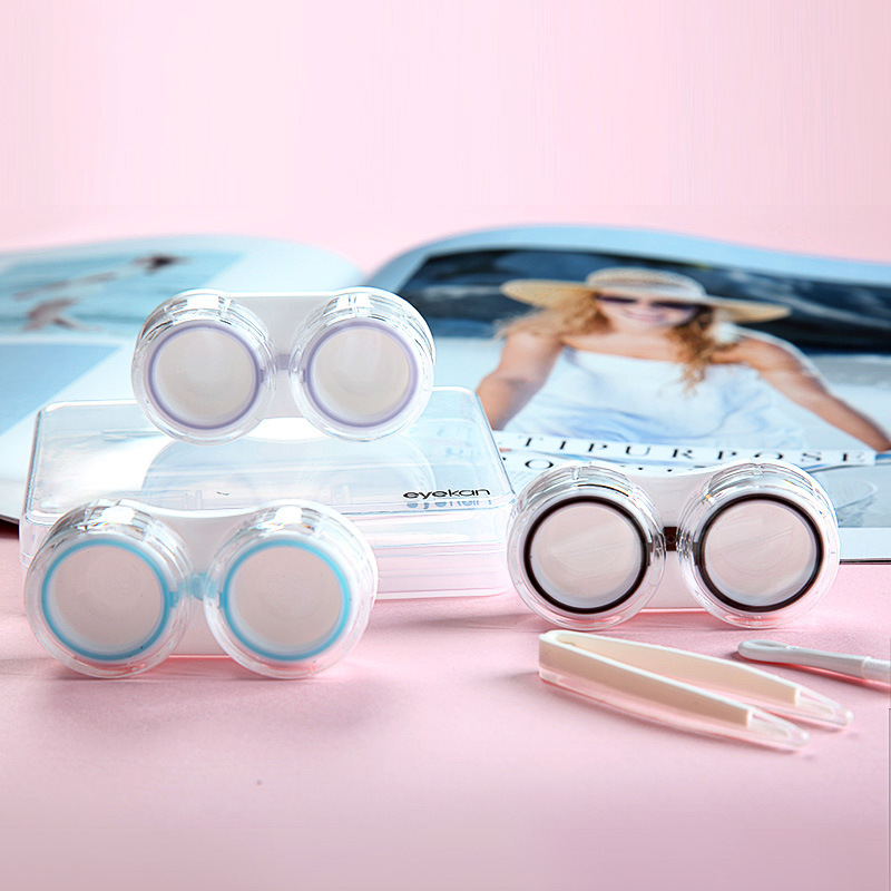 Transparent Plus Contact Lenses Case