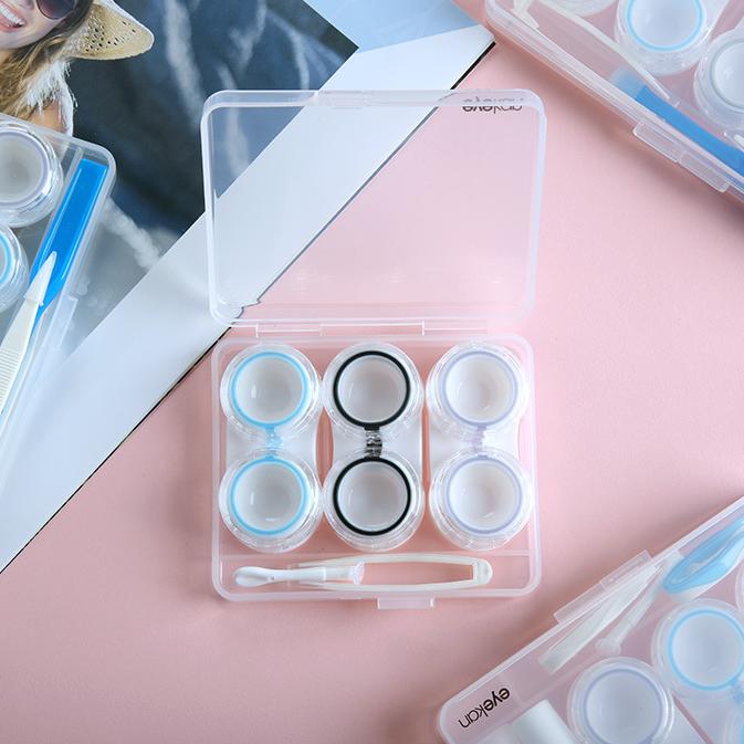 Transparent Plus Contact Lenses Case