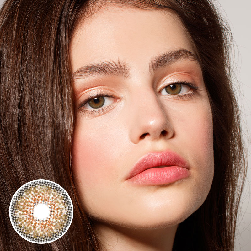 Cleopatra Brown Prescription Yearly Contact Lenses