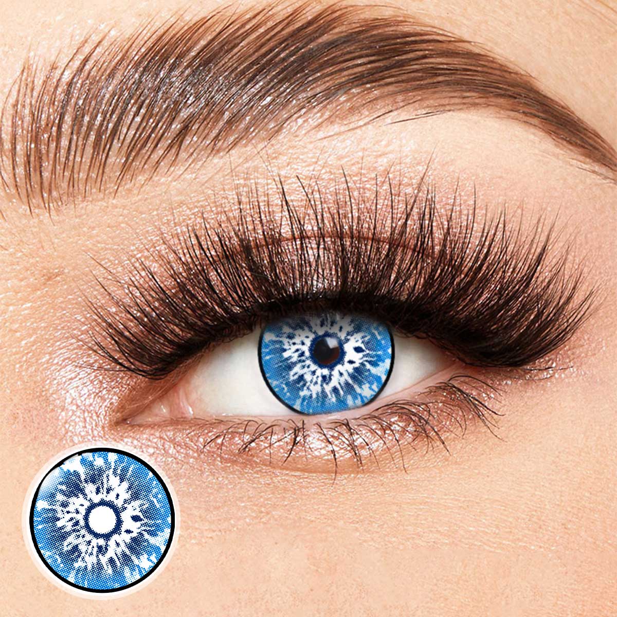 Gojo Blue Costume Yearly Contact Lenses