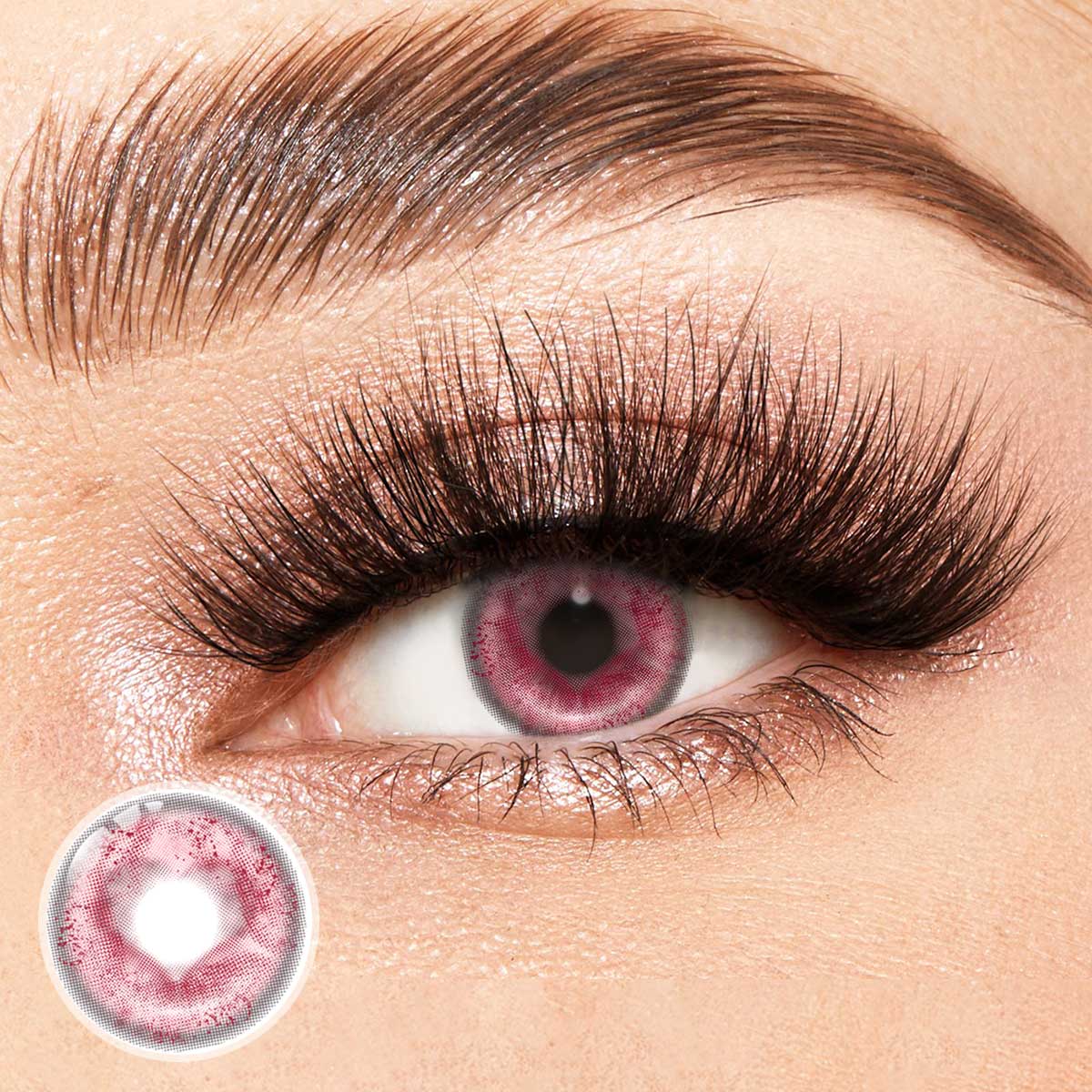 Love Spell Pink Yearly Contact Lenses