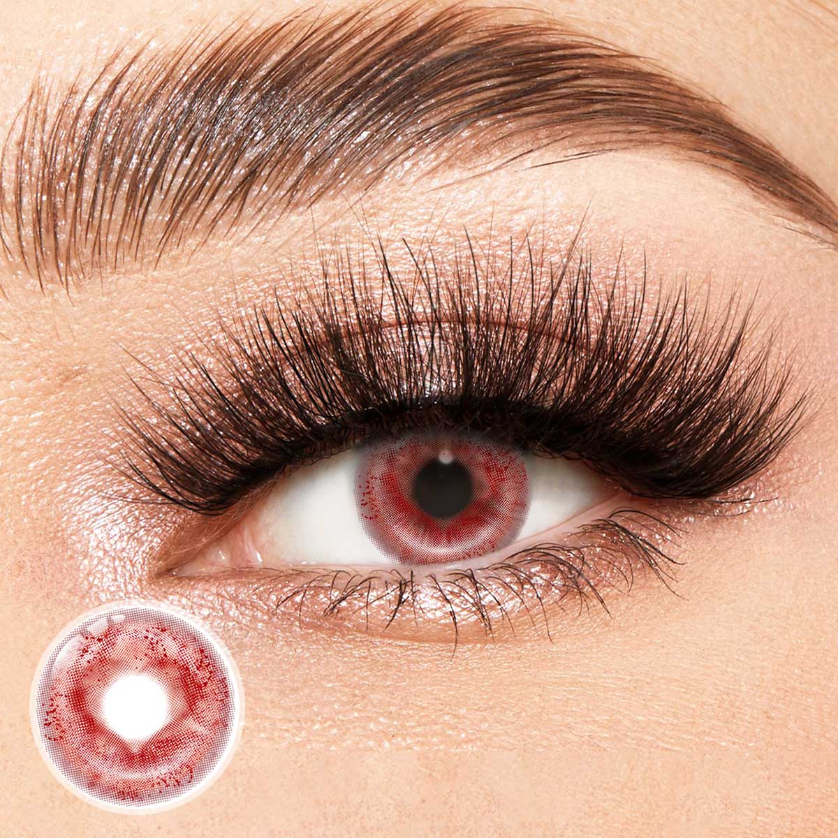 Love Spell Red Yearly Contact Lenses