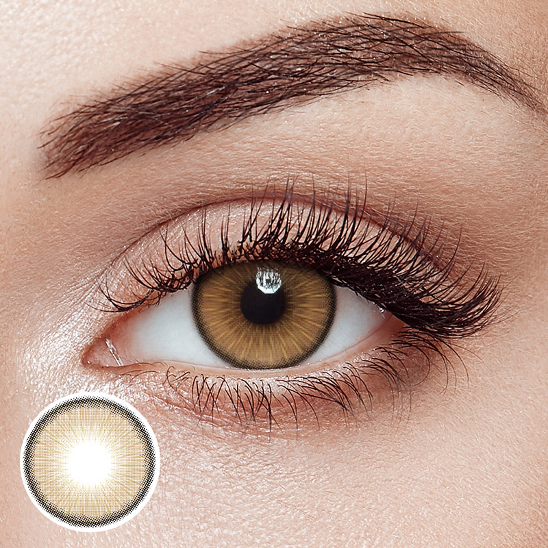 Graperry Brown Yearly Contact Lenses