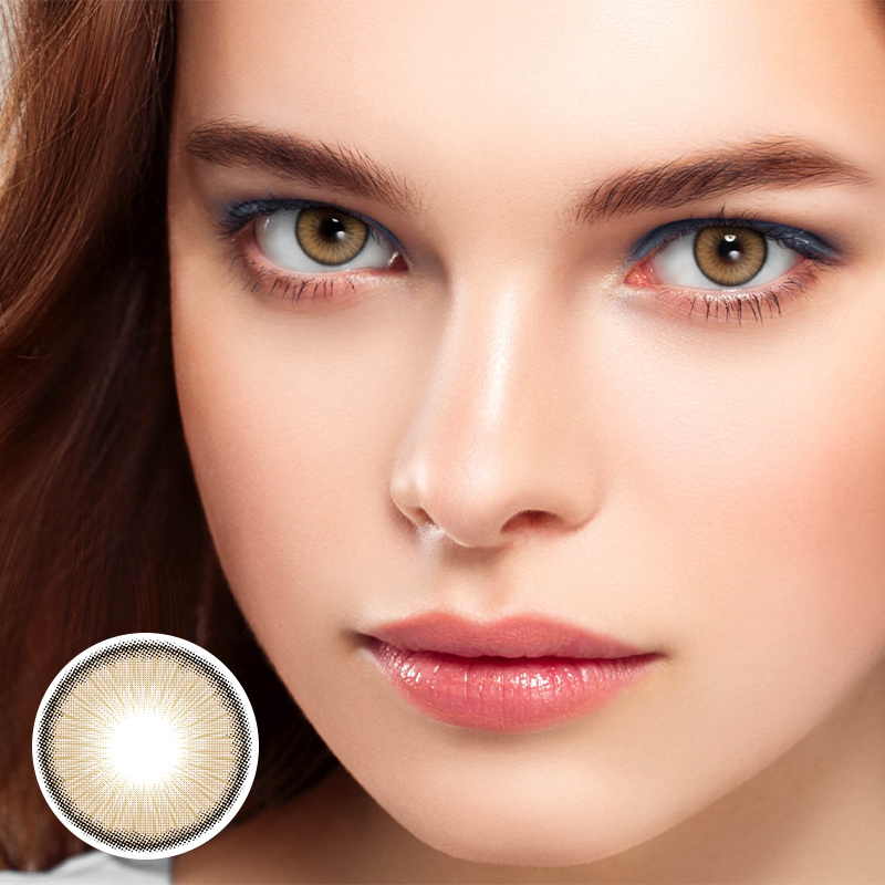 Graperry Brown Yearly Contact Lenses