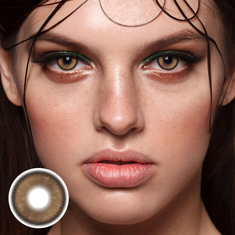 Eros Brown Yearly Contact Lenses