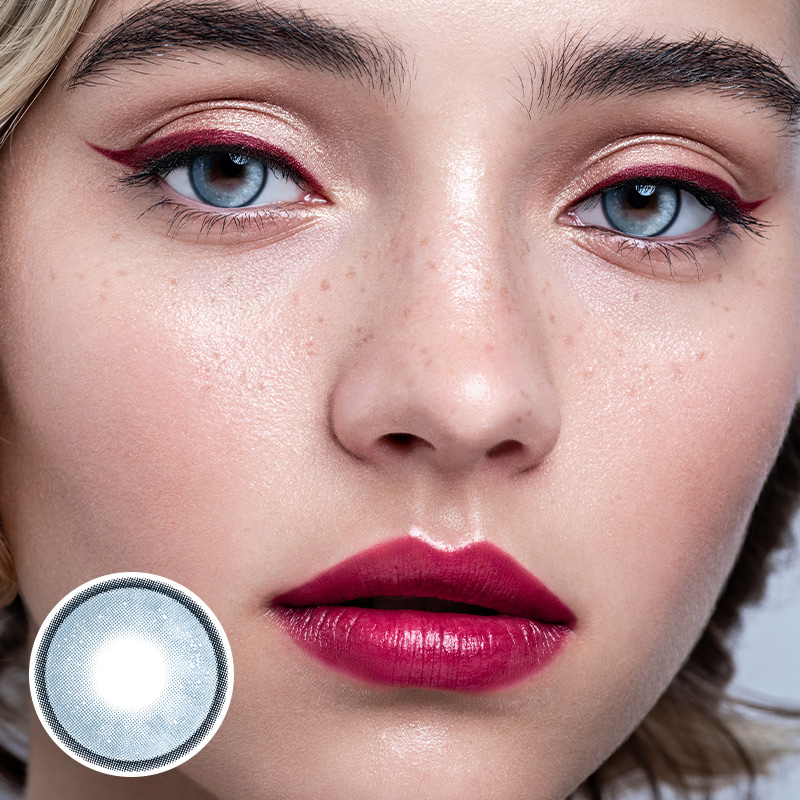 Polly Blue Yearly Contact Lenses