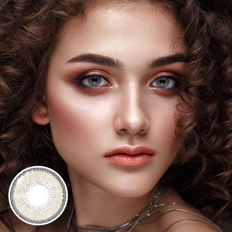 Cinnamon Gray Daily Contact Lenses | 10 Pcs