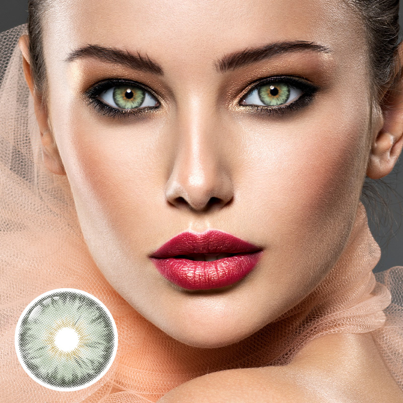 Siri Green Daily Contact Lenses | 10 Pcs