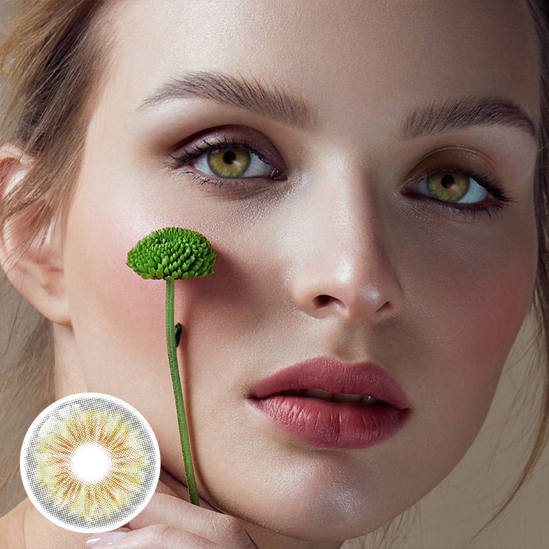 Cleopatra Green Daily Contact Lenses | 10 Pcs